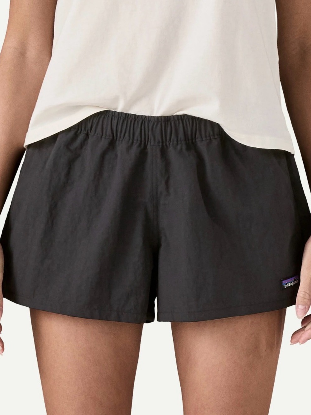Patagonia Black Women's Barely Baggies Athletic Shorts 2 1/2” S